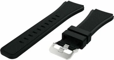 Immagine prodotto di CHPN - Cinturino per orologio - Nero - Silicone - Cinturino compatibile con Garmin Vivoactive 3 - Cinturino per orologio nero
