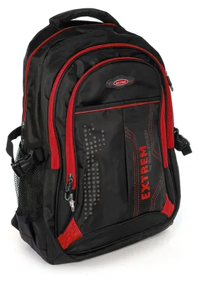 Produktbild von Bag Street Damen Herren Sporttasche Rucksack schwarz rot Synthetik D2OTJ605R