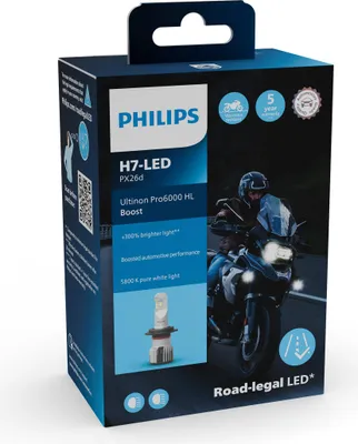 Obrázok produktu pre Philips LUM11972U60BX1/10, H7, Svetlomet, LED, 5800 K, PX26d, Biela