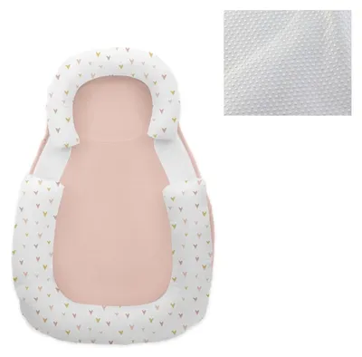 Produktbild von Kikkaboo Viskoelastischer Schaum Antivuelco Positionierer-herzen Beige  Beige One Size