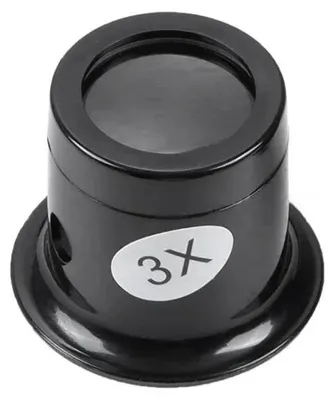 Produktbild von Vergrößerungsglas, 3-fache Vergrößerung, leichtes Design, 3X-1Pack