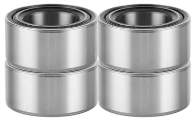 Imagen del producto de 4 unidades de rodamientos de rueda delanteros y traseros, con los números de pieza 3514822, 3514699 y 3514627, compatibles con los vehículos Polaris RZR 1000, XP y Turbo