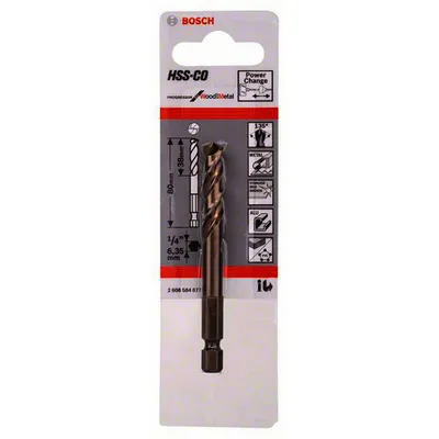 Image de Foret de centrage HSS-Co BOSCH 2608584677