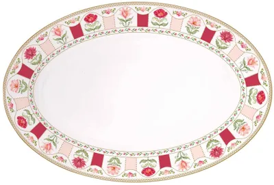 Obrázek produktu pro Porcelánový servírovací talíř Flowery