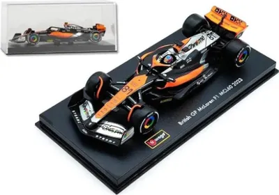 Produktbild von Bburago 18-38088 - Modellauto - F1 McLaren MCL60 '23 #81 Piastri (mit Helm, Maßstab 1:43) Formel 1