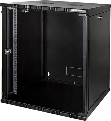 Obrázek produktu pro LogiLink W09B54B - Wandmontiertes Regal - 9U - 50 kg - 17 kg - Schwarz