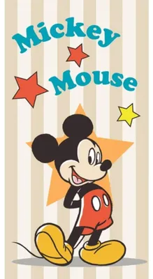 Obrázok produktu pre Mickey Mouse Star detská osuška 30x50 cm