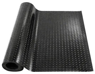 Productafbeelding van Rubbermat 1 x 1,5 m - Antislip Vloermat voor Garage en Werkplaats