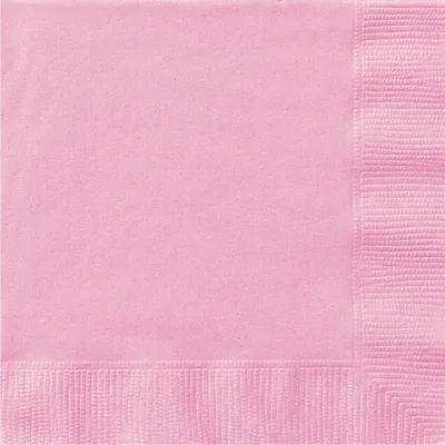 Produktbild von 20 Servietten Hellrosa Papierservietten 33 x 33 cm - Einheitsgröße