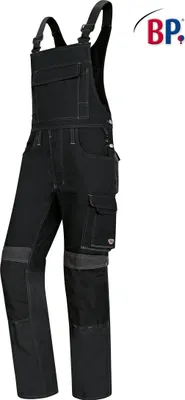 Produktbild von BP Komfort-Latzhose mit Kniepolstertaschen 1802 Gr. 50-normal schwarz