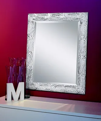 Produktbild von Klassischer Wandspiegel Holzrahmen Spiegel Möbel Hängespiegel Glas Rahmen Wand