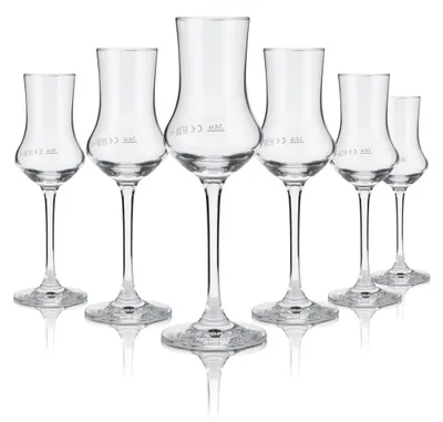 Produktbild von 6x Birkenhof Brennerei Glas 2cl Nosing Tasting Glas Grappaglas Schwenker