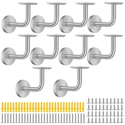 Image de Ensemble de 10 supports de rambarde en acier inoxydable