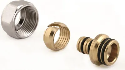 Produktbild von Klemmverschraubung 16x2mm Eurokonus 3/4" Klemmring Heizkreisverteiler