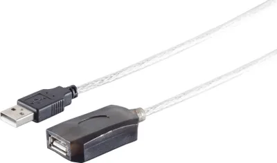 Obrázok produktu pre Predĺženie USB 2.0 aktívne (zosilňovač signálu), 5 m (NW 75604)