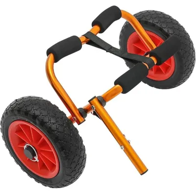 Image de Porte-kayak, léger et portable, capacité de charge 30 kg, orange