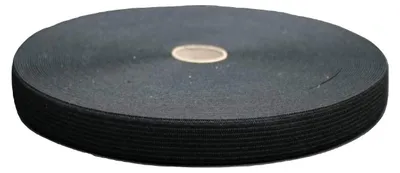 Image de Bande élastique de 25 mètres - Largeur : 25 mm - Couleur : Noir
