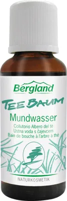 Produktbild von Bergland Teebaum Mundwasser, 30 ml Lösung