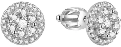 Image de Boucles d'oreilles argentées AGUP1470S
