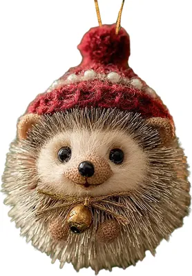 Produktbild von Waldtier-Eichel-Ornamente, Acryl-Kiefernzapfen-Tier-Weihnachtsbaumschmuck, rustikale Natur-Weihnachtsdekoration für Tierliebhaber