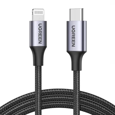 Obrázek produktu pro Ugreen kabel US304 60761 Lightning - USB-C 2.0 MFi 2 m - šedý