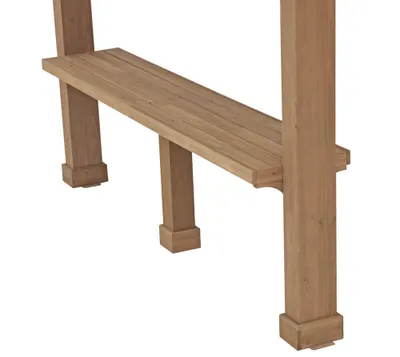 Produktbild von Westmann Holz Seitenablage für Pavillon Devon Natur 59x299x96 cm