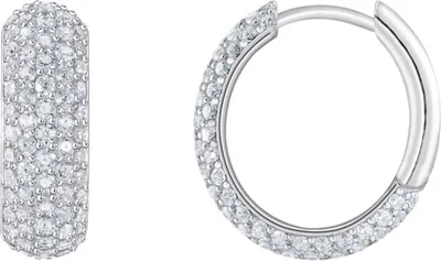 Produktbild von Creolen Weißer Zirkonia Klein Weiß Unisize Thomas Sabo