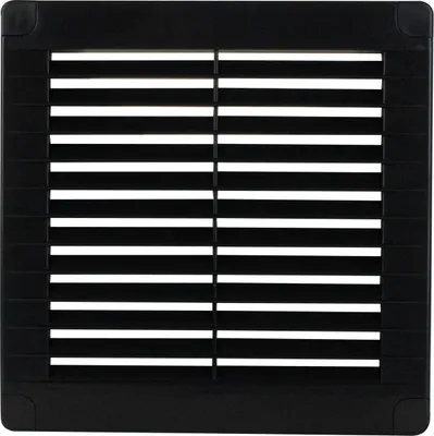 Produktbild von Lüftungsgitter Gitter Abluftgitter Lamellengitter Belüftung Entlüftung Zuluftgitter Abluft eckig 150 x 150 mm Insektenschutz wählbar anthrazit/graphit nein