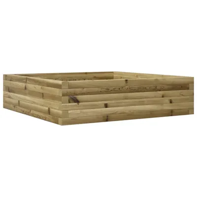 Obrázek produktu pro Zahradní truhlík 90 x 90 x 23 cm impregnované borové dřevo