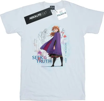 Produktbild von Disney - "Frozen 2 Seek The Truth" T-Shirt für Herren BI27038 (XXL) (Weiß)
