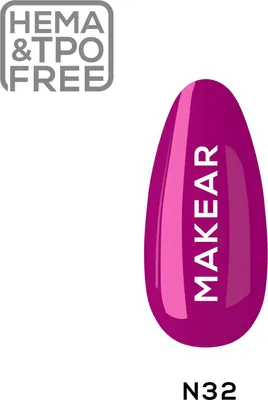 Produktbild von N32 Neon UV Nagellack 8 ml Makear