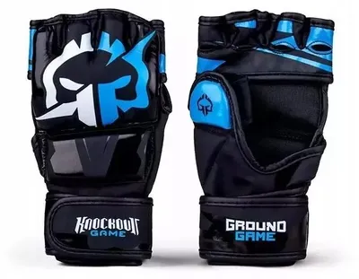 Image de Ground Game Gants MMA Logo 2.0 Entraînement Noir