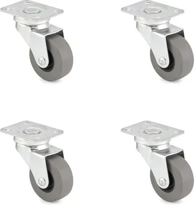 Immagine prodotto di Ruote piroettanti silenziose da 40 mm, per interni ed esterni