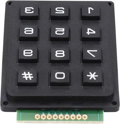 Obrázek produktu pro Externí ovladač MCU s 12 tlačítky, maticí 3×4, prémiová kvalita.