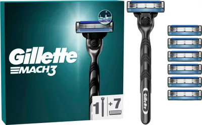 Produktbild von GILLETTE Mach3 Köpfe 7 Stück