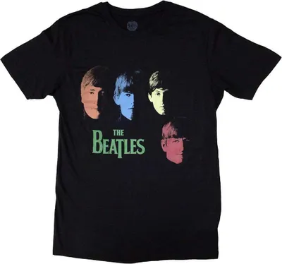 Produktbild von The Beatles - T-Shirt für Herren/Damen Uni RO11146 (M) (Schwarz)