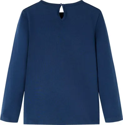Produktbild von vidaXL Kinder-Langarmshirt Marineblau 116