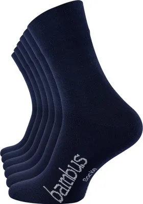 Produktbild von Vincent Creation® "BAMBUS" Socken 6 Paar 43-46 marine blau