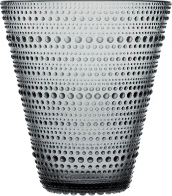 Image de Iittala Kastehelmi Vase - 154 mm - Gris