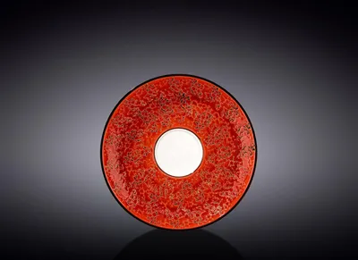 Produktbild von Wilmax Porzellan Untertasse, 15 cm, Splash Red Kollektion, WL-667236/B