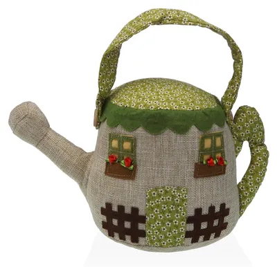 Productafbeelding van Deurstopper, gieter, groen, 18 x 13 x 26 cm, decoratief, voor in huis