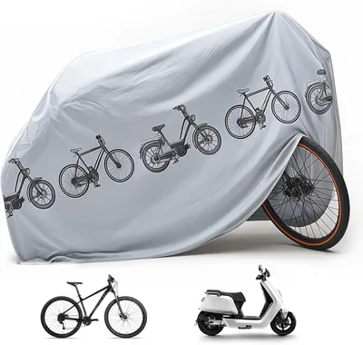 Produktbild von Motorradabdeckung, Motorradplane, wasserdichte Motorradabdeckung, winterfeste Motorradabdeckung, Abdeckung für Mopeds und Roller, Plane für Motorräder und Roller (200 cm x 100 cm)