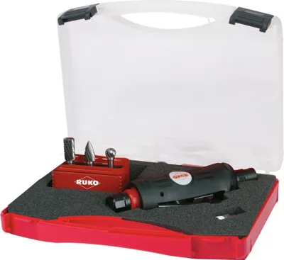 Immagine prodotto di RUKO Pneumatic sander 1/4 (6.3 mm) 6.2 bar incl. case