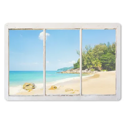 Produktbild von MuchoWow® Mauspad Mousepad Aussicht - Strand - Meer 27x18 cm - Mousepads - Maus Mat - Pad - Mausunterlage - Büroartikel - Desk Matten