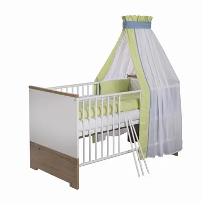 Produktbild von Schardt Kombi-Kinderbett Eco Plus 70x140 cm - Farbe: Braun/Weiß; 04 551 09 02