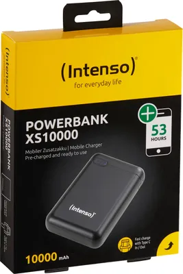 Produktbild von Intenso XS10000 akumulator litowo-polimerowy (LiPo) 10000 mAh czarny
