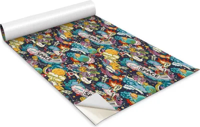 Zdjęcie produktu dla Folia samoprzylepna - Okleina meblowa - Dekoracyjna - Do mebli - Tapeta - Naklejka - Folia - Wzór kosmiczny - 100 x 50 cm