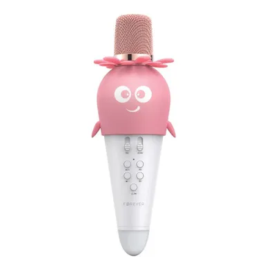 Zdjęcie produktu dla Mikrofon do karaoke Forever z głośnikiem Bluetooth dla dzieci i dorosłych Rose