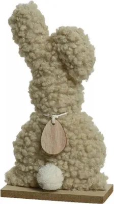 Produktbild von Kaemingk Oster-Hase Teddy beige 23 cm x 12 cm