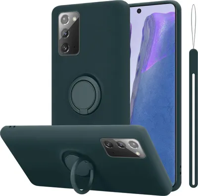 Produktbild von Cadorabo Hülle für Samsung Galaxy NOTE 20 Schutz Hülle in Grün Handyhülle TPU Etui Case Cover